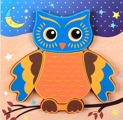 3D Animal Puzzle Set