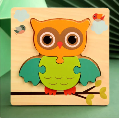 3D Animal Puzzle Set