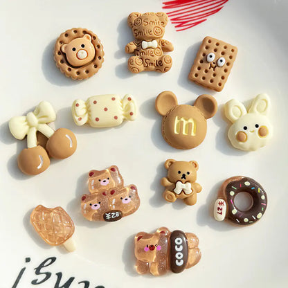 Cute Resin Accessories for DIY Phone Cases (Materials)