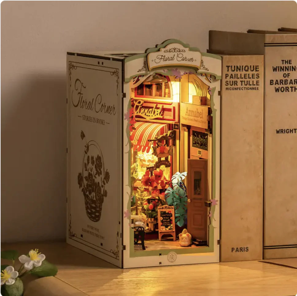 Enchanted Floral DIY 3D Book Nook Kit