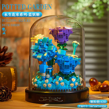 Eternal Rose Building Block Bouquet Puzzle Gift for Her