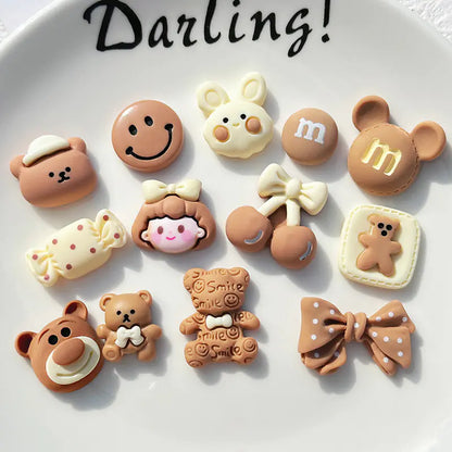 Cute Resin Accessories for DIY Phone Cases (Materials)