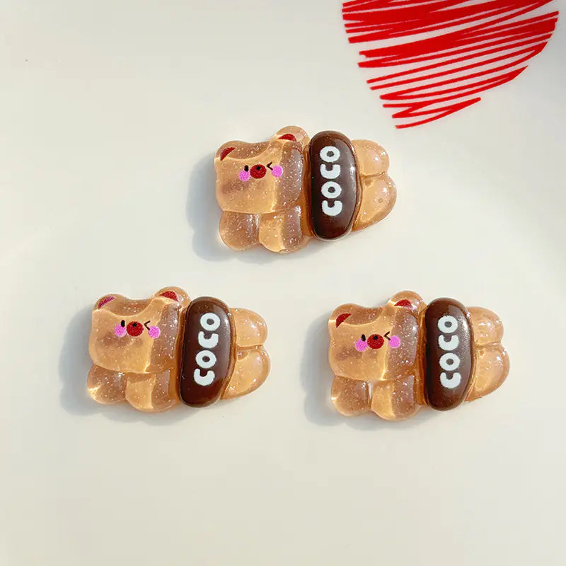 Cute Resin Accessories for DIY Phone Cases (Materials)