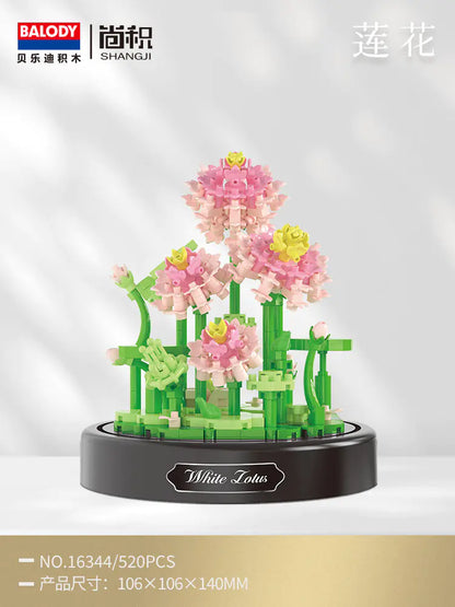 Eternal Rose Building Block Bouquet Puzzle Gift for Her
