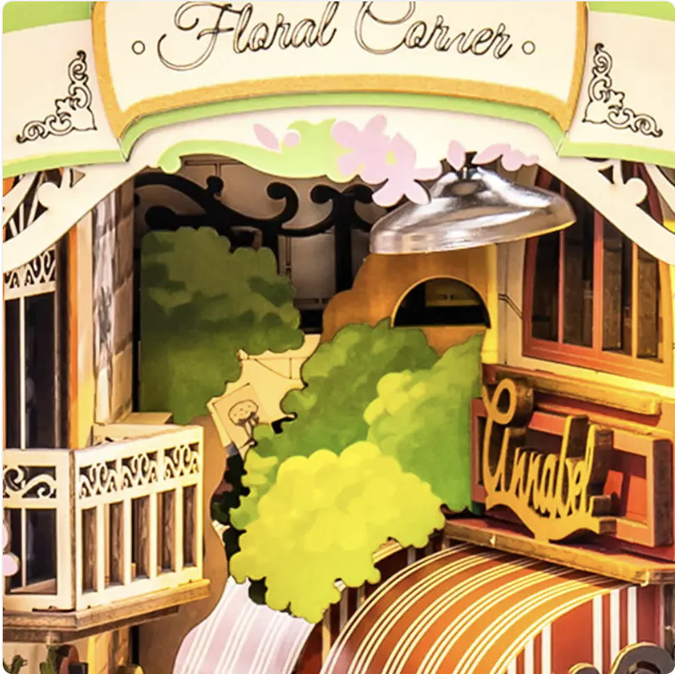 Enchanted Floral DIY 3D Book Nook Kit