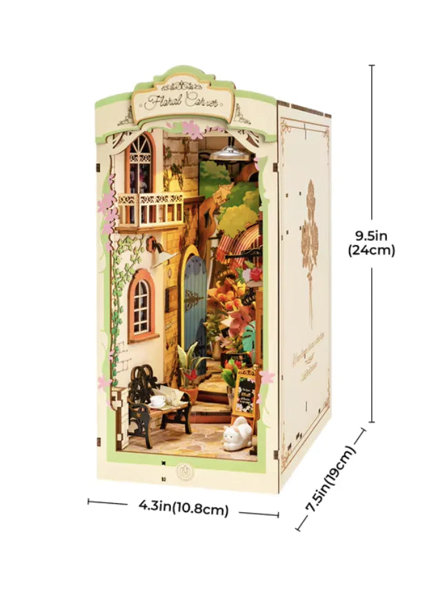 Enchanted Floral DIY 3D Book Nook Kit