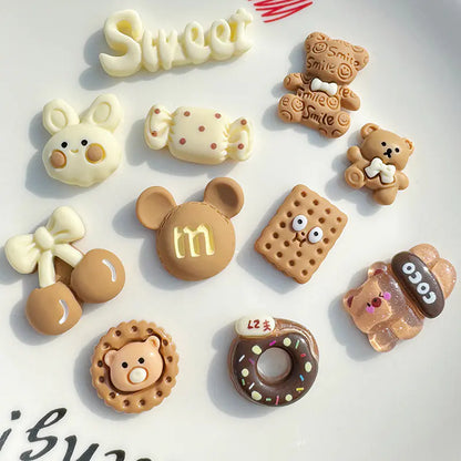 Cute Resin Accessories for DIY Phone Cases (Materials)